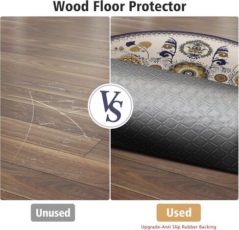 سجادة كرسي المكتب من جينابلي للسجاد، سجادات كرسي المكتب للأرضيات الصلبة، سجادة كرسي الكمبيوتر للكرسي الدوار غير المنزلق، سجادات حماية الأرضية المستديرة للمكتب المنزلي، القطر 47 بوصة in Kuwait