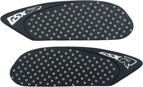 White Gas Fuel Tank Pad Traction Side Fuel Knee Grip Decal Compatible with Suzuki GSXR 600 750 2006-2007 in Kuwait