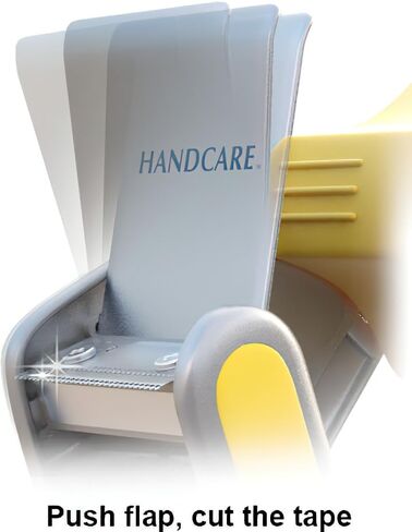 Excell RT-8296 Carton Sealing Tape Dispenser with Retractable Blade, Silver Color; for Tape up to 2 Inches Wide and 3 Inches Core; Lightweight Aluminum Construction; Handheld Operation in Saudi Arabia