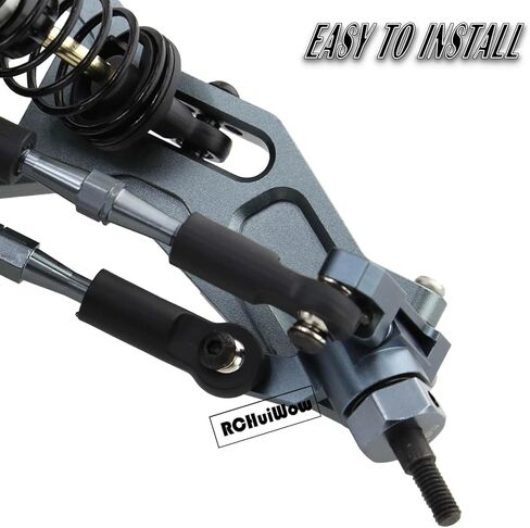 RC Aluminum Suspension Arms Upgrades Part for 1/10 Rustler 2WD/2WD VXL,Stampede 2WD/2WD VXL,Alloy Front Rear 4PCS Suspension A Arms,Replace #3631#3655X,Navy Blue in Kuwait