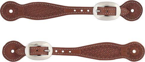 Weaver Leather Basketweave Thin SPUR Strap,BR in Saudi Arabia
