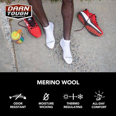 Darn Tough Men's Run No Show Tab Ultra-Lightweight with Cushion Sock (Style 1039) in Saudi Arabia