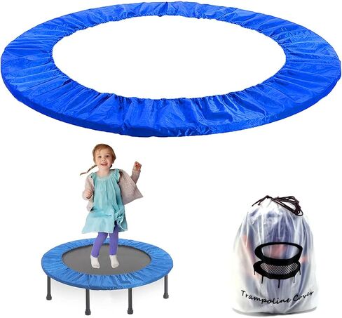 Small Trampoline Spring Cover 38 Inch Replacement Safety Pad for Mini Trampoline 3 Layer Protect Tear-Resistant Oxford Cloth Easy to Install Replacement for Home, Gym - Multiple Colour in Saudi Arabia