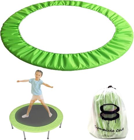 Small Trampoline Spring Cover 38 Inch Replacement Safety Pad for Mini Trampoline 3 Layer Protect Tear-Resistant Oxford Cloth Easy to Install Replacement for Home, Gym - Multiple Colour in Saudi Arabia