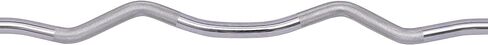 شريط تجعيد الشعر الملولب من Powergainz Olympic Super Curl Barbell Bar، 48 بوصة in Saudi Arabia