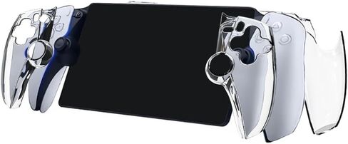 PS5 Portal Controller Skin for Sony PlayStation Portal remote player Handheld Game Console Anti-Slip Protective Cover Case(Transparent) in Saudi Arabia