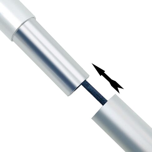 UMARDOO Family Beach Tent Extra Replacement Aluminum Foldable Poles, Portable Telescoping Tent Poles for Awnings Canopy (2pc) in Kuwait