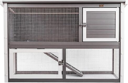 New Age Pet ECOFLEX® Columbia قفص أرنب سهل التنظيف باللون الرمادي in Kuwait