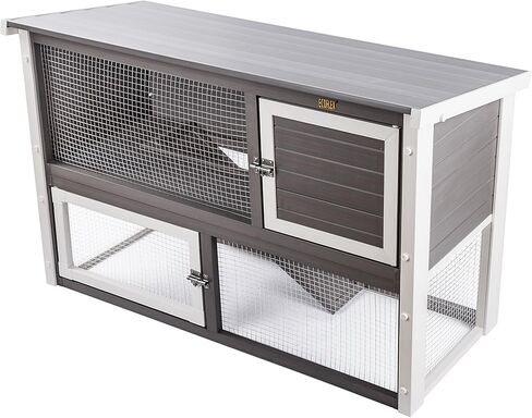 New Age Pet ECOFLEX® Columbia قفص أرنب سهل التنظيف باللون الرمادي in Kuwait