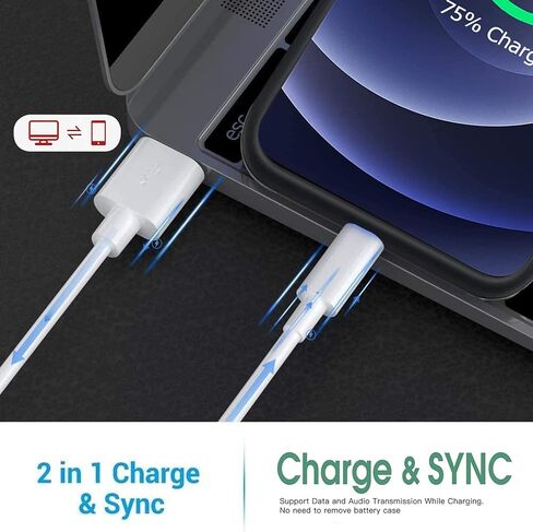 حافظة بطارية لهاتف iPhone 12/12 Pro، أحدث حافظة شاحن محمولة وقابلة لإعادة الشحن بقدرة 10000 مللي أمبير في الساعة وشحن لاسلكي ممتد متوافقة مع iPhone 12/12 Pro (6.1 بوصة) وCarplay (أسود) in Kuwait