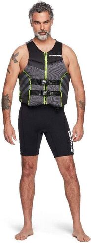 سترة نجاة Airflow للرجال من Sea-Doo، Ecoprene (أسود) 285938 in Kuwait