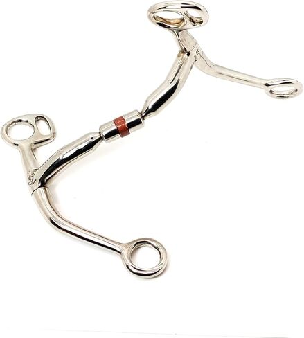 EQI Stainless Steel Tom Thumb Snaffle Horse Bit with Copper Infused SS Roller Mouth in Saudi Arabia
