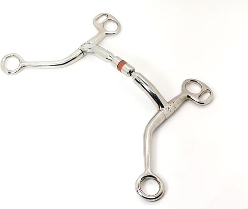 EQI Stainless Steel Tom Thumb Snaffle Horse Bit with Copper Infused SS Roller Mouth in Saudi Arabia