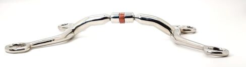 EQI Stainless Steel Tom Thumb Snaffle Horse Bit with Copper Infused SS Roller Mouth in Saudi Arabia