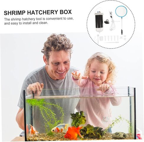 مجموعة واحدة من حاضنة الروبيان المالح من مارميردو، أدوات تفريخ الروبيان الأرتيميا، أدوات تفريخ الروبيان المالح الحي، مجموعة تفريخ بيض الروبيان المالح، أداة تفريخ بيض الروبيان، أداة بلاستيكية أوتوماتيكية لخزان الأسماك in Kuwait