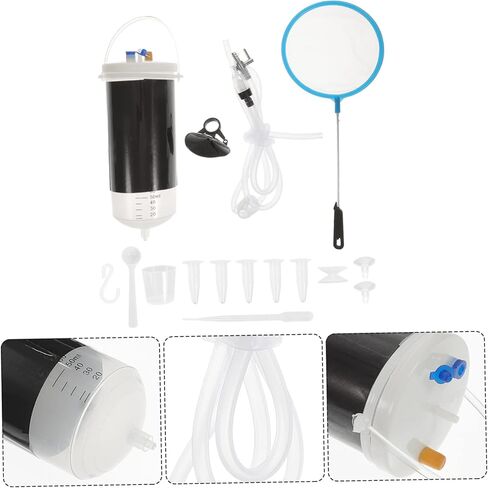 مجموعة واحدة من حاضنة الروبيان المالح من مارميردو، أدوات تفريخ الروبيان الأرتيميا، أدوات تفريخ الروبيان المالح الحي، مجموعة تفريخ بيض الروبيان المالح، أداة تفريخ بيض الروبيان، أداة بلاستيكية أوتوماتيكية لخزان الأسماك in Kuwait