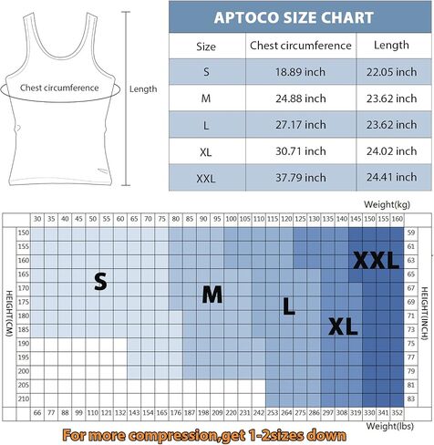 قمصان ضغط Aptoco للرجال للتخسيس، قميص داخلي للرجال مشكل الجسم Abs Slim Tank Top للرجال التثدي in Saudi Arabia