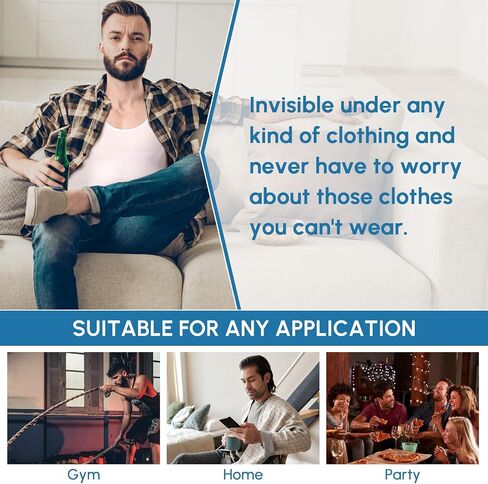 قمصان ضغط Aptoco للرجال للتخسيس، قميص داخلي للرجال مشكل الجسم Abs Slim Tank Top للرجال التثدي in Saudi Arabia