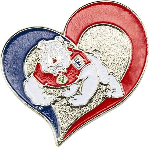 aminco NCAA unisex-adult Swirl Heart Pin in Saudi Arabia