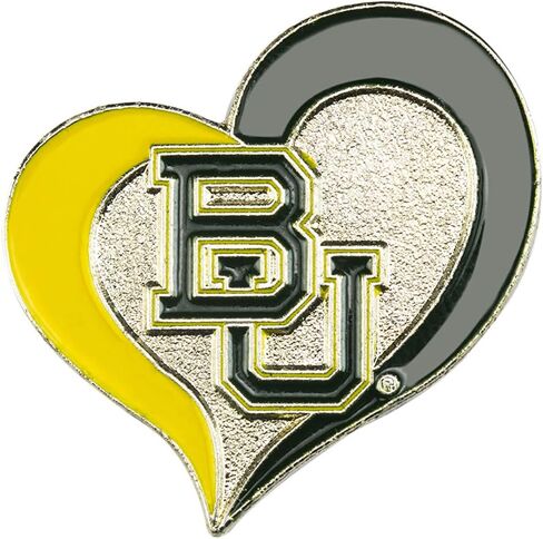 aminco NCAA unisex-adult Swirl Heart Pin in Saudi Arabia