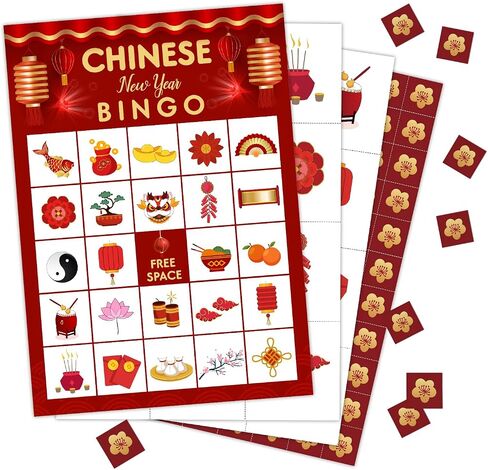 Zodvery Birthday Bingo Cards, Birthday Party Activities Bingo Game, Kids Birthday Game, Boys and Girls Birthday Party, School Classroom Family Activities Party, Group Activity - 24 Players/ 05srbai in Kuwait