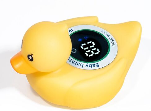 Baby Bath Thermometer,Newborn Swimming Safety Toy Thermometer,Bathtub Water Thermometer,Duck Baby Temperature Warning,Tub Floating Toy,LED Display Warning, in Saudi Arabia