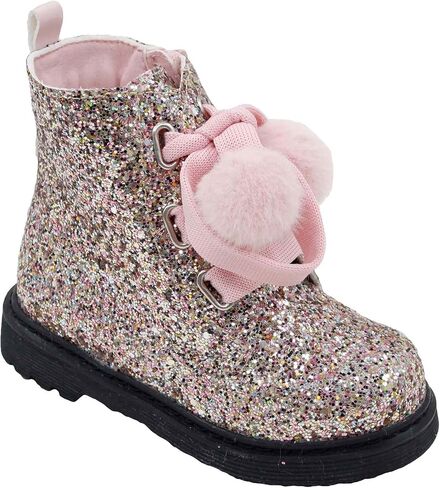 Nicole Miller Toddler Faux Fur Glitter Boots in Saudi Arabia
