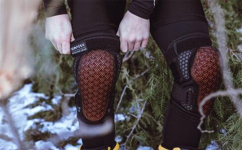 SHINYPRO MTB Knee Pads,Mountain Bike Knee Guards,Snowboard Knee Pads,Low Temperature Resistance,Breathable,Small in Saudi Arabia