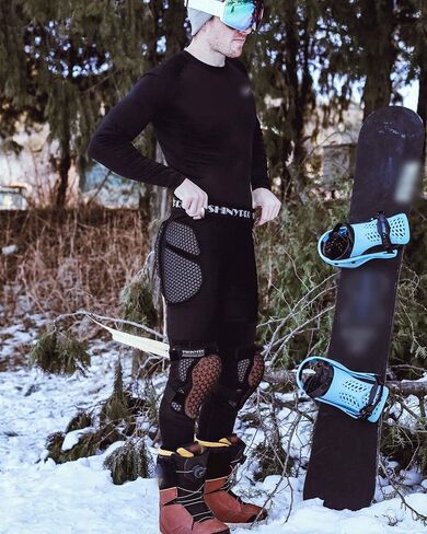 SHINYPRO MTB Knee Pads,Mountain Bike Knee Guards,Snowboard Knee Pads,Low Temperature Resistance,Breathable,Small in Saudi Arabia