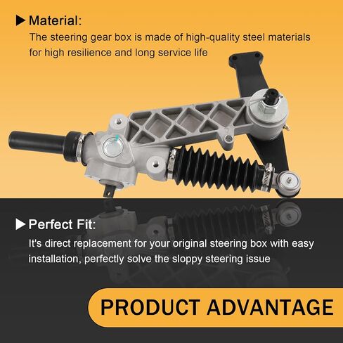 مجموعة صندوق تروس التوجيه من DICMIC متوافقة مع عربة الجولف EZGO TXT 1994-2001 1996-Up Workhorse استبدال # 70314-G01، 70314-G02 in Saudi Arabia