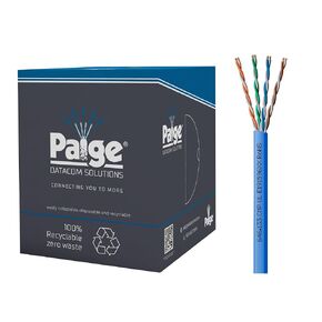 Paige GameChanger Cable, 258950306, Indoor/Outdoor, 22AWG, UTP, Solid, CMP FT6, 1000ft Box, Blue in Saudi Arabia