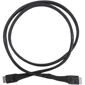 Bewinner SFF-8611 4i to SFF-8611 4i Data Active Cable, PCIe Gen4 x4 64Gbps 39.3in for Oculink eGPU, with Nylon Jacket, Nylon Material in Kuwait