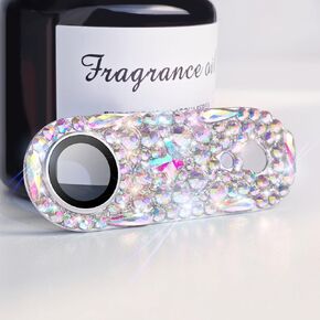واقي عدسة الكاميرا Cavdycidy Bling Diamond متوافق مع iPhone 17 Pro، غطاء كاميرا معدني لامع، عدسة زجاجية مقواة 9H شاشة كاملة وواقي حجر الراين اللامع in Kuwait