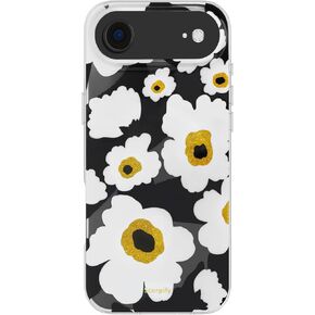 SCORPIFY for iPhone 17 Pro Case [Compatible with MagSafe] with Blue Nemophila Floral Design, Cute Clear Flower Magnetic Phone Cover for Women Girls,[Non Yellowing] Slim Bumper with Gold Accents in Saudi Arabia