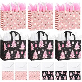 13" Valentine Gift Bags with Tissue Paper,2 Large Valentines Day Gift Bags Reusable Valentines Bags with Handles for Anniversary,Valentines Day and More,Heart Pink Gift Bags Valentines Day Gifts in Kuwait