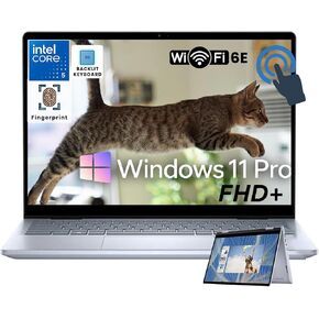 الكمبيوتر المحمول Dell Inspiron 14 2 في 1 للأعمال والطلاب | شاشة لمس FHD+ مقاس 14 بوصة | Intel 10-Core 5 120U | بصمة الإصبع | لوحة مفاتيح بإضاءة خلفية | Wi-Fi 6E | Windows 11 Pro | ذاكرة الوصول العشوائي (RAM) سعة 32 جيجابايت | محرك أقراص SSD سعة 2 تيراباي in Kuwait