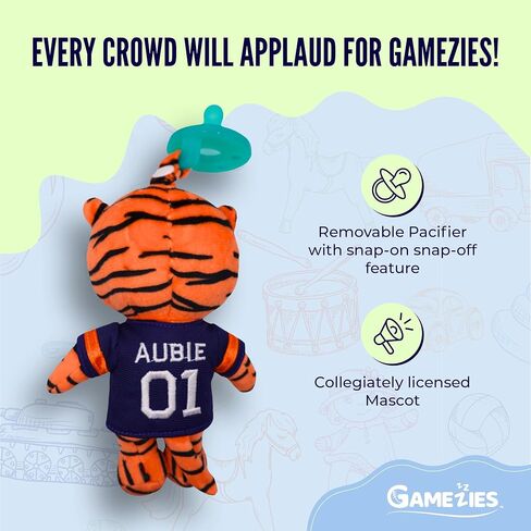 Gamezies Baby Boy and Girl Silicone The Oregon Duck، لهاية جامعة أوريغون مع تميمة جامعية قابلة للإزالة، لعبة قطيفة قابلة للغسل تم اختبارها من قبل CPSIA، خالية من BPA من 0 إلى 6 أشهر in Kuwait