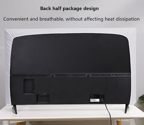 Monitor Dust Cover Anti-Static Dustproof LCD/LED/HD Panel Case Computer Monitor Cover Sleeve Compatible 32-80 Inch PC, Desktop and TV(Size:32-39IN(W70-89H42-55CM),Color:B) in Saudi Arabia