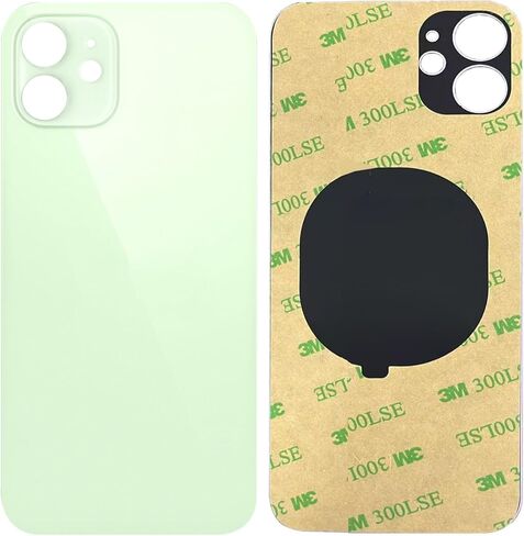 بديل الزجاج الخلفي لهاتف iPhone 12 (A2403 A2172 A2402 A2404) جميع شركات النقل بدون مجموعة أدوات إصلاح (لـ 12 أخضر) (أخضر) in Kuwait