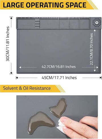 CVLIFE Gun Cleaning Kit for 9mm .223/5.56mm .38 .357 12GA, Gun Cleaning Mat with Brushes, Picks, Swabs, Patches, Oil Bottle, Gun Cleaning Supplies for Multiple Calibers in Saudi Arabia