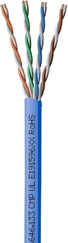 كابل Paige GameChanger، 258950306، داخلي/خارجي، 22AWG، UTP، صلب، CMP FT6، صندوق 1000 قدم، أزرق in Saudi Arabia