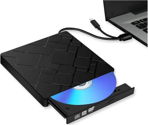 محرك الأقراص الضوئية الخارجي TypeC+usb3.0 محرك أقراص DVD خارجي محمول in Kuwait