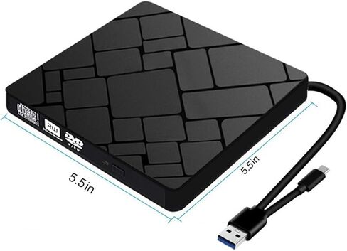 محرك الأقراص الضوئية الخارجي TypeC+usb3.0 محرك أقراص DVD خارجي محمول in Kuwait