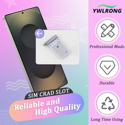 2PCS SIM Card Tray for Samsung Galaxy S25 Ultra SIM Card Slot Holder Replacement for Samsung S25 Ultra SM-S938U SM-S938U1 with Open Eject Pin in Saudi Arabia