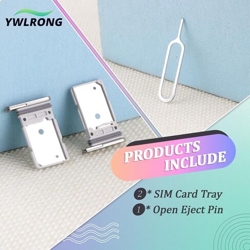2PCS SIM Card Tray for Samsung Galaxy S25 Ultra SIM Card Slot Holder Replacement for Samsung S25 Ultra SM-S938U SM-S938U1 with Open Eject Pin in Saudi Arabia
