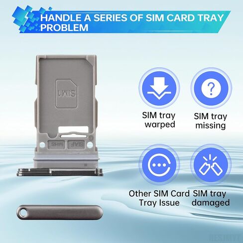Sim Card Tray Replacement for Samsung Galaxy S23 Ultra (Single SIM Version) Green Card Tray Slot Holder Bracket Adapter with Needle Ejector for S23 Ultra SM-S918U SM-S918U1 in Saudi Arabia