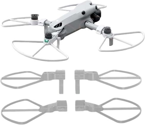واقي المروحة لـ DJI Mini 5 Pro، واقي المراوح مع معدات الهبوط لملحقات DJI Mini 5 Pro (برتقالي، ممتص الصدمات المضاد للتصادم) in Saudi Arabia