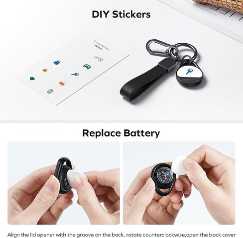 4 عبوات من علامات Momax Air Tracker، [معتمد من Apple MFi]، جهاز تعقب بلوتوث ببطارية قابلة للاستبدال متوافق مع Apple Find My (iOS فقط)، ملصقات DIY، علامة ذكية للبحث عن العناصر للمفاتيح والمحفظة والأمتعة in Saudi Arabia