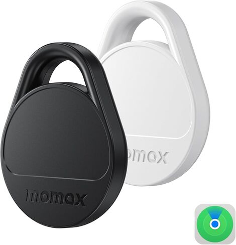 4 عبوات من علامات Momax Air Tracker، [معتمد من Apple MFi]، جهاز تعقب بلوتوث ببطارية قابلة للاستبدال متوافق مع Apple Find My (iOS فقط)، ملصقات DIY، علامة ذكية للبحث عن العناصر للمفاتيح والمحفظة والأمتعة in Kuwait