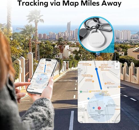 4 عبوات من علامات Momax Air Tracker، [معتمد من Apple MFi]، جهاز تعقب بلوتوث ببطارية قابلة للاستبدال متوافق مع Apple Find My (iOS فقط)، ملصقات DIY، علامة ذكية للبحث عن العناصر للمفاتيح والمحفظة والأمتعة in Kuwait